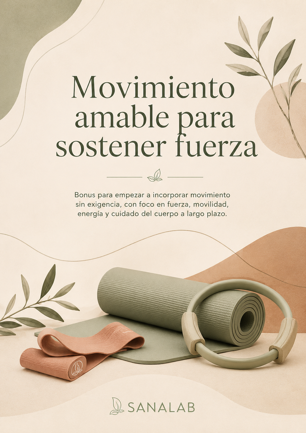 Portada de Movimiento amable para sostener fuerza